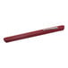 A Franmara burgundy metal crumb scraper with a silver tip.
