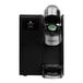 A black Keurig K-3500 commercial coffee maker with a silver and green lid.