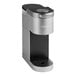 A silver and black Keurig K-Suite single serve pod coffee maker.