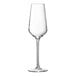 A clear Chef & Sommelier Distinction wine flute with a stem.