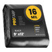 A black 9' x 12' ProTarp heavy-duty poly tarp with reinforced edges.