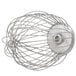 A Hobart stainless steel wire whip with a wire ball-shaped mesh.