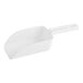 A white plastic Vikan hand scoop with a handle.