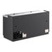A black rectangular True bottle cooler with a black cover.