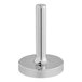 A silver metal Choice Stainless Steel Meat Tenderizer with a round base.