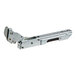 A metal door hinge with a handle.