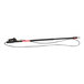 A black and red aluminum extension wand with a red handle.