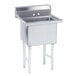 Advance Tabco FS-1-1818 Spec Line Fabricated One Compartment Pot Sink - 23 inch