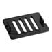 A black plastic Bunn hopper lid insert with holes.