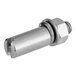 A close-up of a stainless steel threaded nut for a Galaxy 177AXISGRI hinge axis.