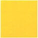 A yellow square paper napkin.