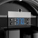 A True black refrigerated glass door merchandiser with a digital thermostat.