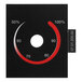 A black square Hatco switch plate with a red and white circular gauge.