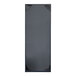 A navy menu cover with black edges and corners.