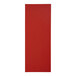 A red rectangular object with a white background.