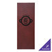 A red rectangular H. Risch, Inc. Harley menu cover with a logo on it.
