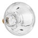 A close up of a clear Hatco infrared heat lamp bulb.
