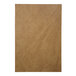 A brown rectangular menu cover with a customizable view on a white background.