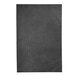 A black customizable leather menu cover.