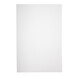 A customizable white rectangular menu cover with black lines.