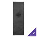 A grey rectangular menu cover with black customizable text.