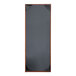 A rectangular blackboard with a wooden frame.