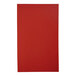 A red rectangular menu cover with a white border.