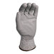 A medium-sized Armor Guys HDPE work glove with a gray Polyurethane palm coating.