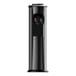 A black Clover water dispenser with two water bottles.