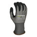 A gray and black Armor Guys Kyorene Pro work glove with black palm coating.