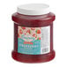 A Creamery Ave. jar of strawberry topping on a white background.