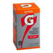 A box of 80 single serve sticks of Gatorade Fruit Punch sports drink powder.