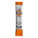 A single serve stick of Gatorade Zero Sugar Orange sports drink powder.