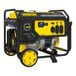 A yellow and black Champion Power Equipment portable generator.