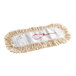 A white Lavex dry dust mop head with a red cord.