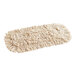 A close-up of a white Lavex dry dust mop head with a long handle.