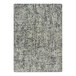 A gray and white Joy Carpets Etched In Stone area rug with a pattern.
