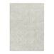 A close-up of a Joy Carpets white rug with a light grey geometric pattern.