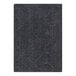 A close up of a black and grey geometric pattern on a Joy Carpets rectangle area rug.
