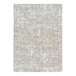 A close-up of a gray Joy Carpets WorkSpace area rug with a white background.