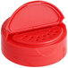 A red plastic 53/485 spice lid with 13 holes.