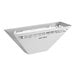A Lavex Zap N Trap silver wall sconce with a white background.