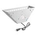 A white metal Lavex Zap N Trap wall sconce with a power cord.