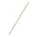 A natural unwrapped giant straw with a white background.