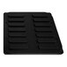 A black rectangular Pavoni eclair insert with 14 rectangular compartments.