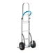 A Lavex hand truck with blue handle and pneumatic wheels.