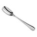 An Acopa Edgeworth stainless steel serving scoop with a silver handle and bowl.