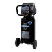 An Industrial Air black portable air compressor with wheels.