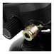 An Industrial Air black steel vertical air compressor.