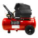 A red and black ProForce air compressor with wheels.